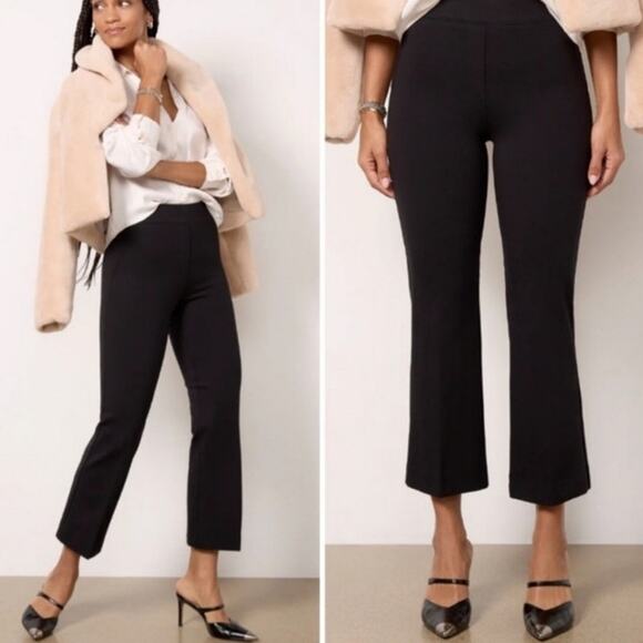 Spanx the perfect pants black kick flare stretch ponte - Picture 10 of 10